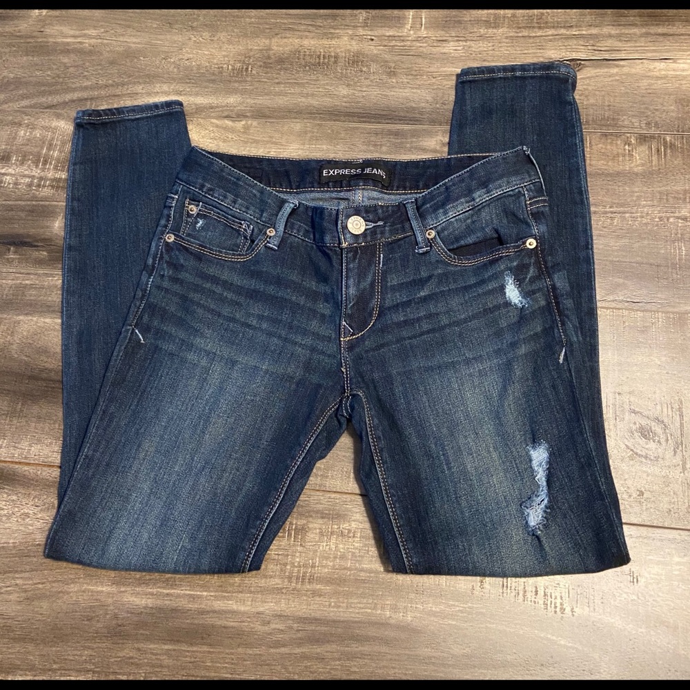 Express Stella low rise jeans